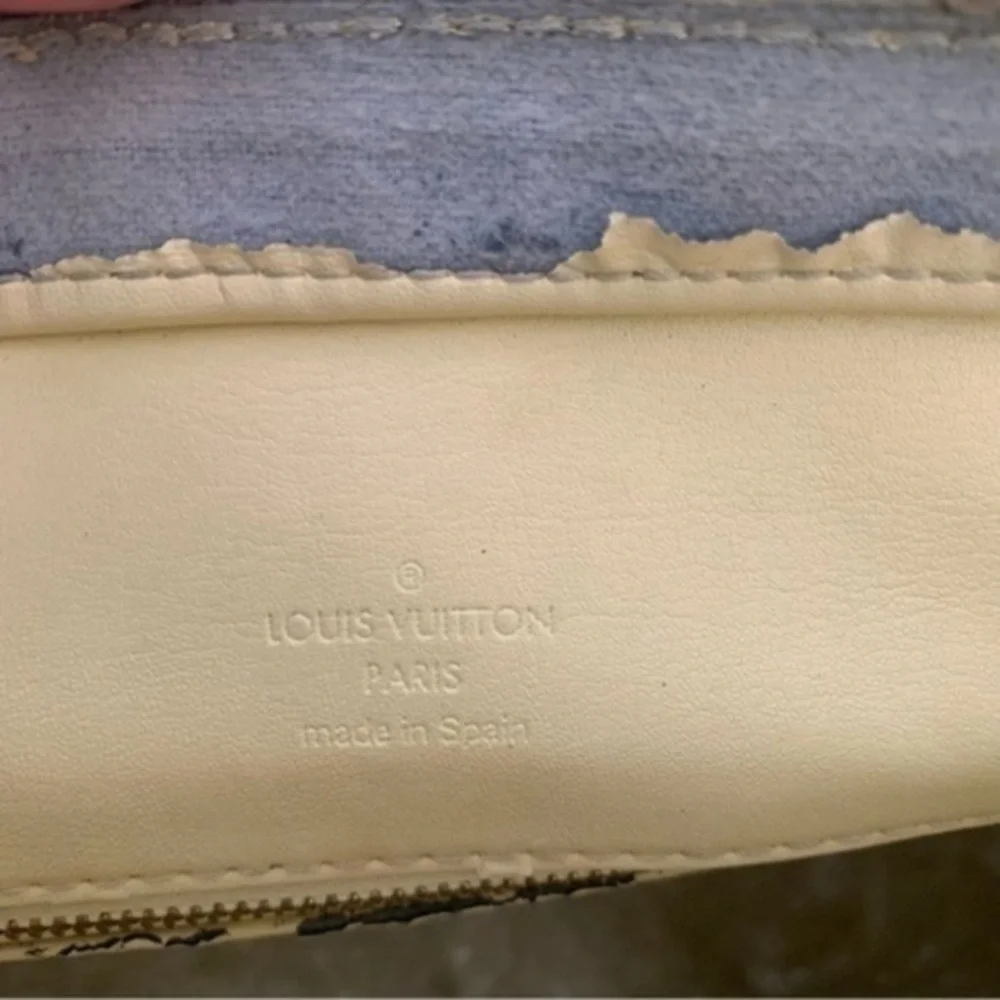 LOUIS VUITTON Houston Yellow Vernis Bag